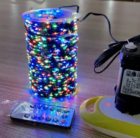 LED Solar Copper Light String