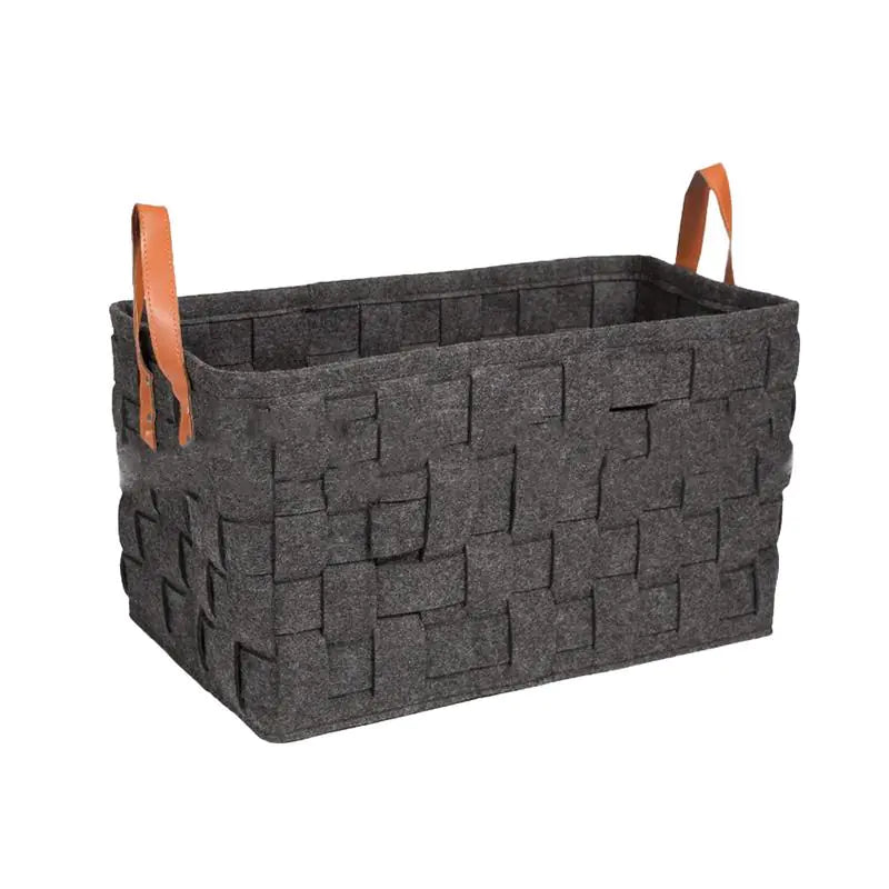 Felt Storage Basket, Clothing Organizer