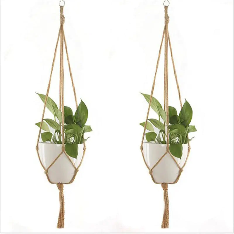 Bohemian Wall Hanging Plant Basket for Balcony