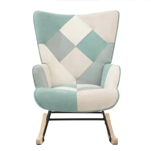 Rocking Chair With Wood Legs