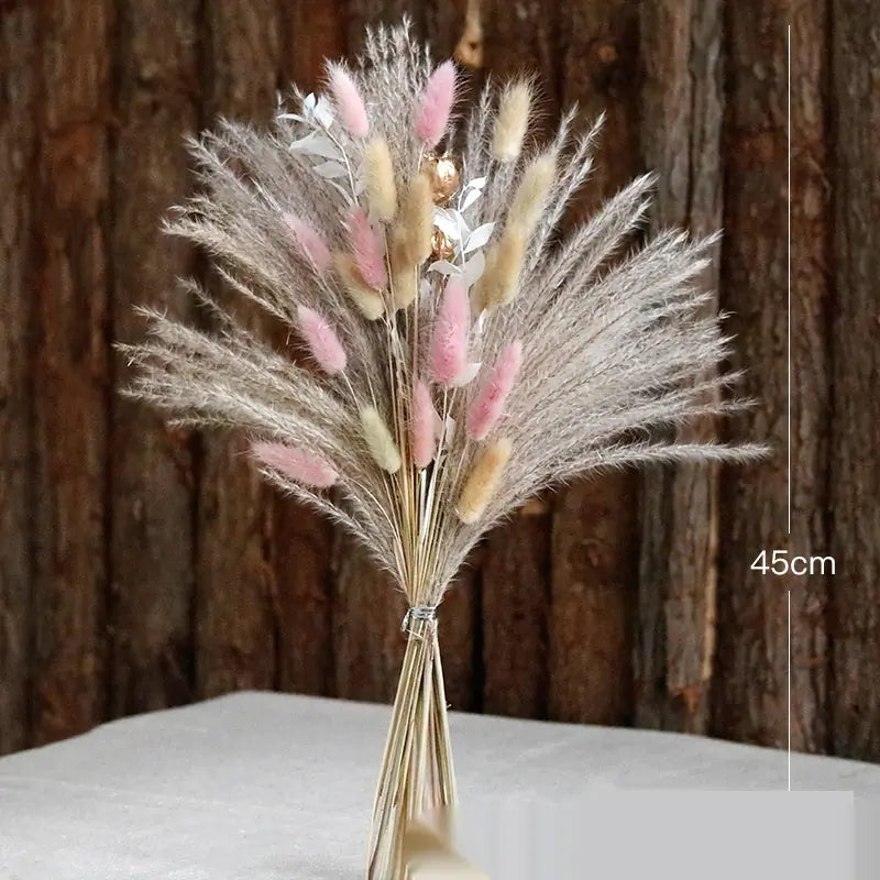 Reed Flower Bouquet Finished Rabbit Tail Grass