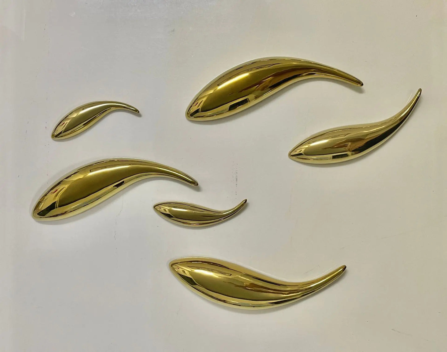 Ceramic Goldfish Wall Decor