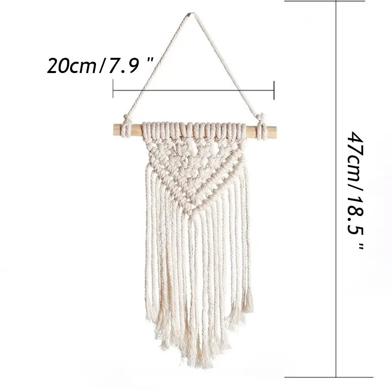 Handmade Macrame Wall Hanging for Bohemian Decor