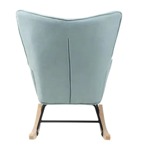 Rocking Chair With Wood Legs