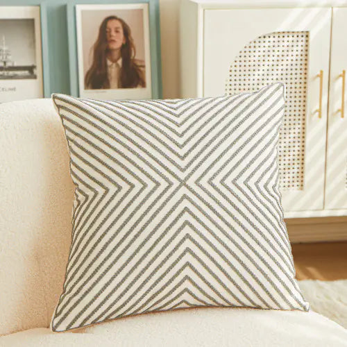 Embroidery Sofa Cushion Pillow Cover for Living Room