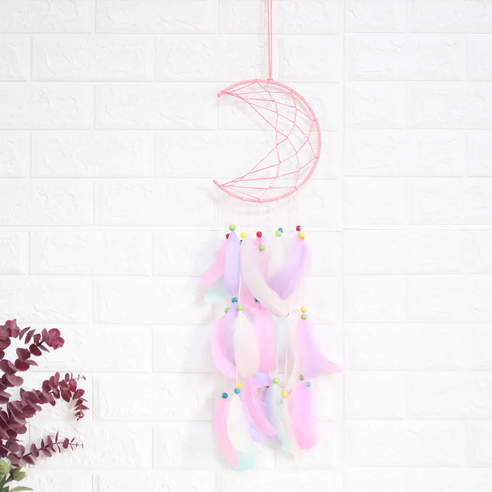 Wooden Hollow Cloud Tapestry with Dreamcatcher