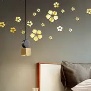 3D Flowers Mirror Sticker, DIY Acrylic Wall Decor