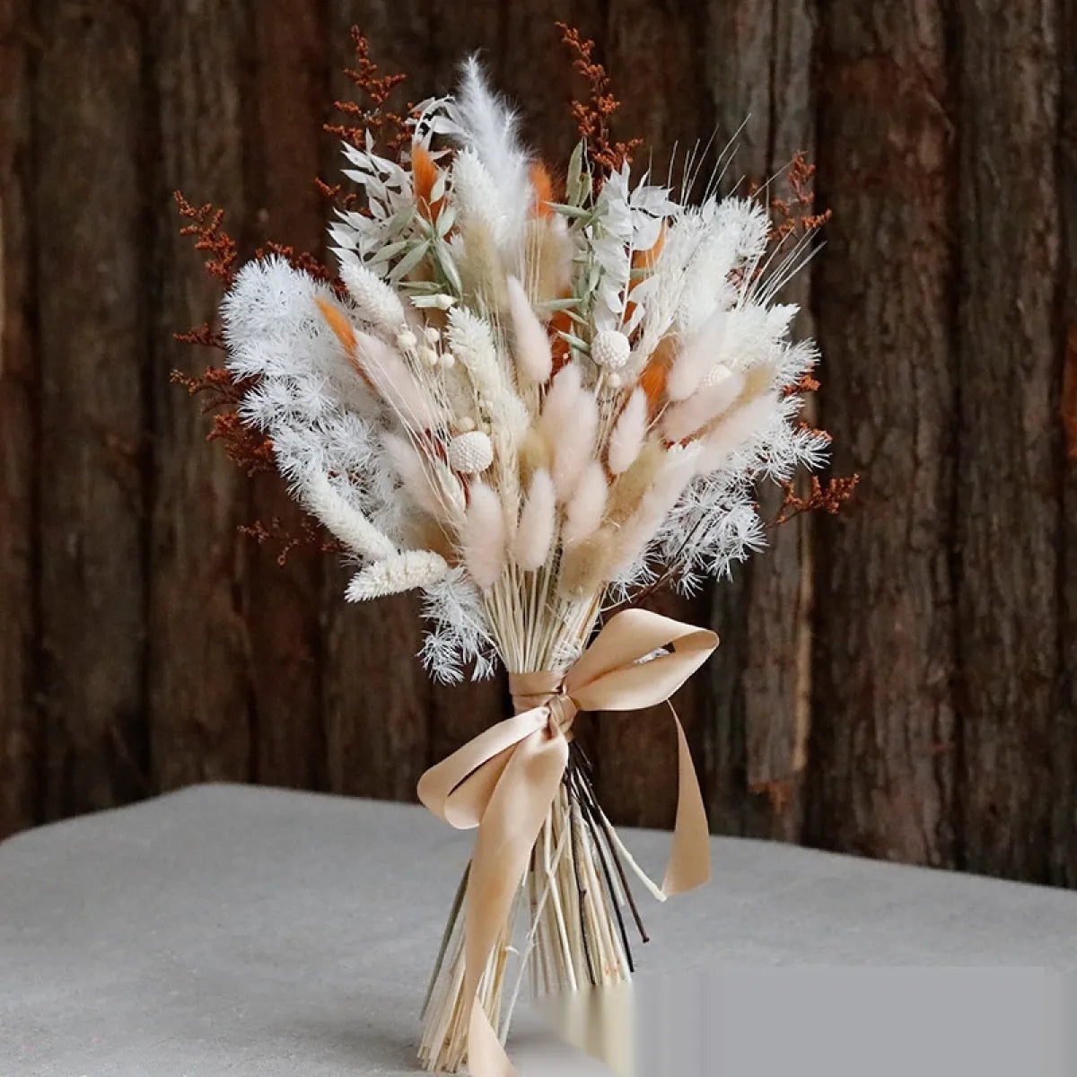 Reed Flower Bouquet Finished Rabbit Tail Grass