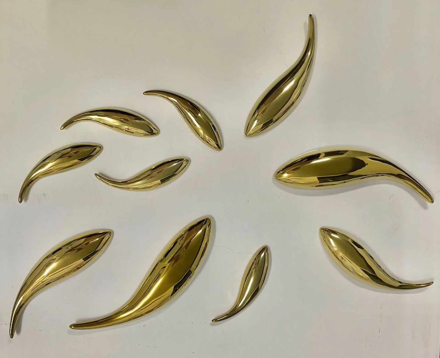 Ceramic Goldfish Wall Decor