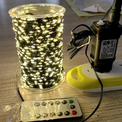 LED Solar Copper Light String