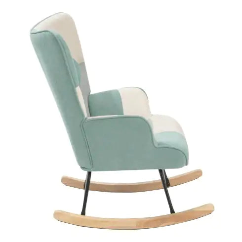 Rocking Chair With Wood Legs