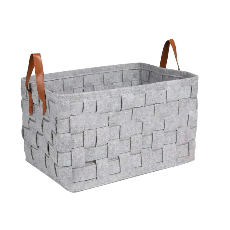 Felt Storage Basket, Clothing Organizer