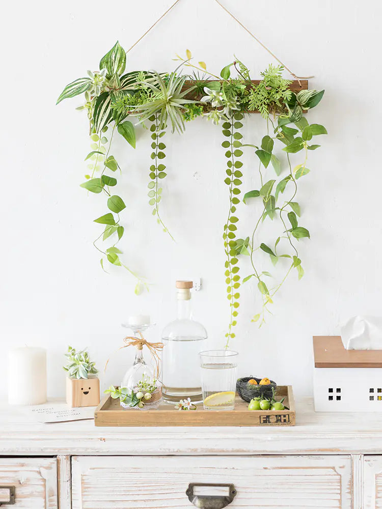 Artificial Green Plant Wall Decor