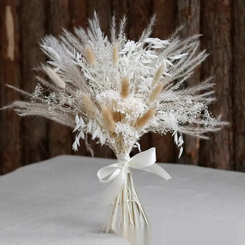 Reed Flower Bouquet Finished Rabbit Tail Grass