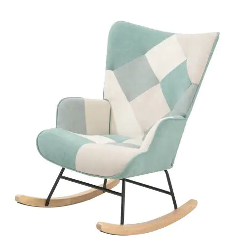 Rocking Chair With Wood Legs
