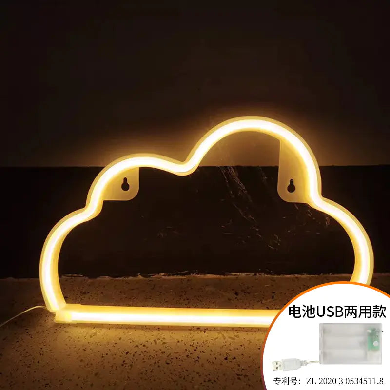 LED Cloud Neon Light