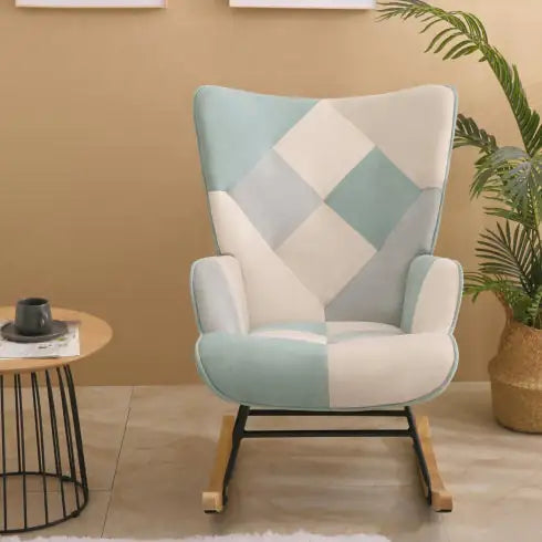Rocking Chair With Wood Legs