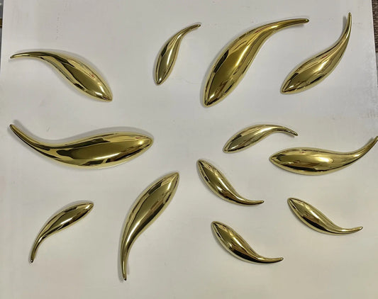Ceramic Goldfish Wall Decor