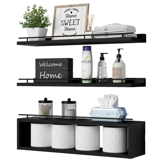 Floating Shelves and cube for Wall 24 inch