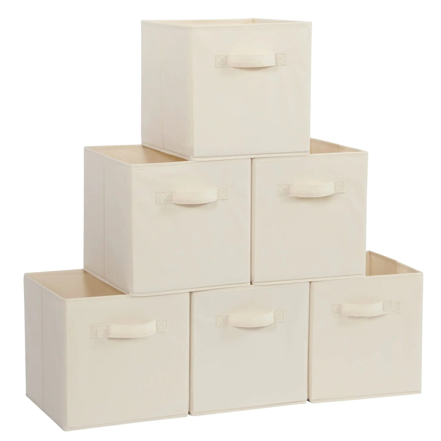 Storage Cubes 11 Inch Collapsible Storage Bins with Handles - 6 Pack