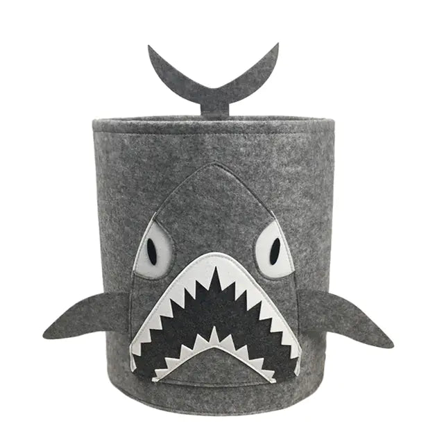 Kawaii Cotton Animal Storage Basket for Kids' Items