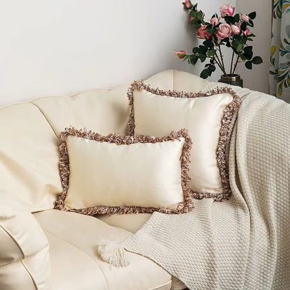 Alpaca Tassels Decorative Sofa Cushion Cover (1pc)