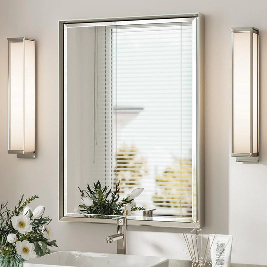 QueenFun Brushed Mirror - 22x30 Inch