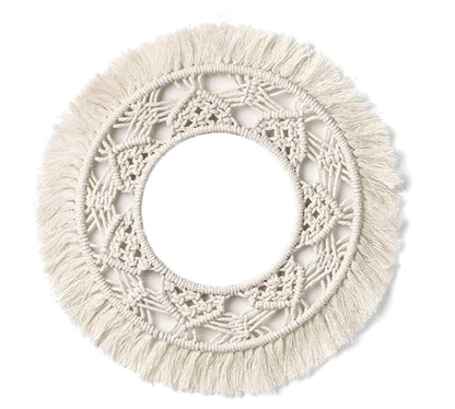 Cotton Rope Tapestry Wall Decor - Circular Ornament