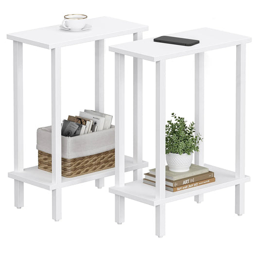 TUTOTAK Small Side Table Set of 2