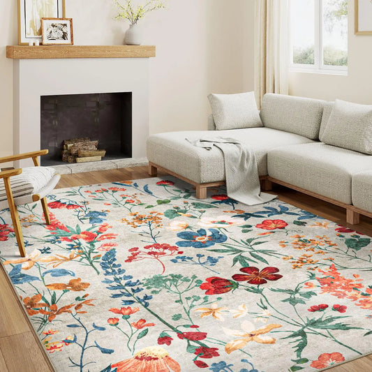 PureCozy Beige Rug 5x7