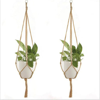Bohemian Wall Hanging Plant Basket for Balcony