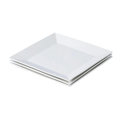 Porlien Classic Square 9.7-inch Dinner Plate Set of 3