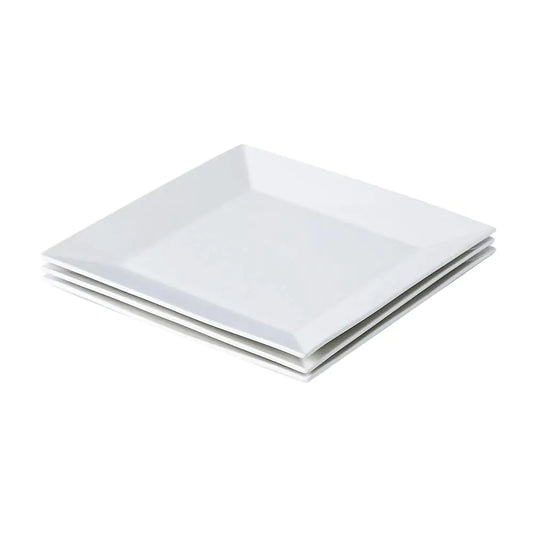 Porlien Classic Square 9.7-inch Dinner Plate Set of 3