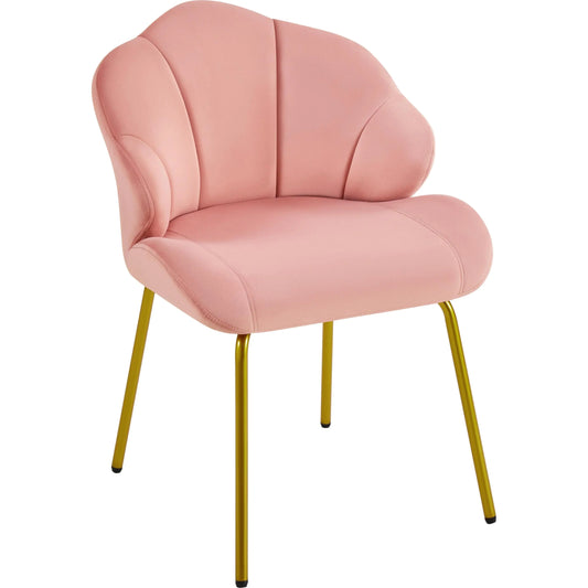 Yaheetech Velvet Accent Vanity Chair