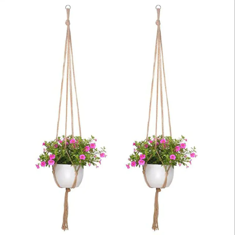 Bohemian Wall Hanging Plant Basket for Balcony