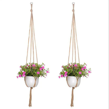 Bohemian Wall Hanging Plant Basket for Balcony