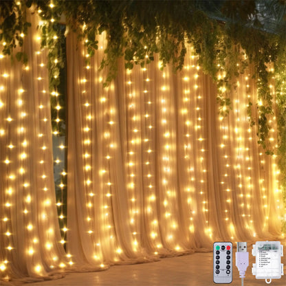Meonum Backdrop String Lights - 13 Strings 6.6 x 5 ft