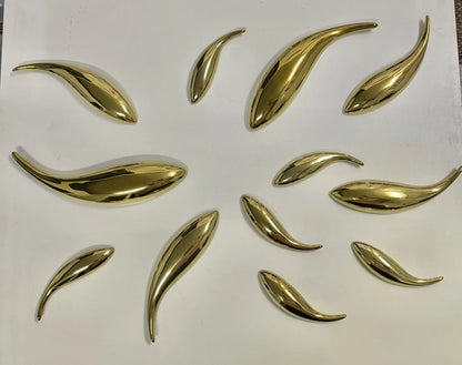 Ceramic Goldfish Wall Decor