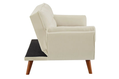 3 seater Beige convertible Sofa