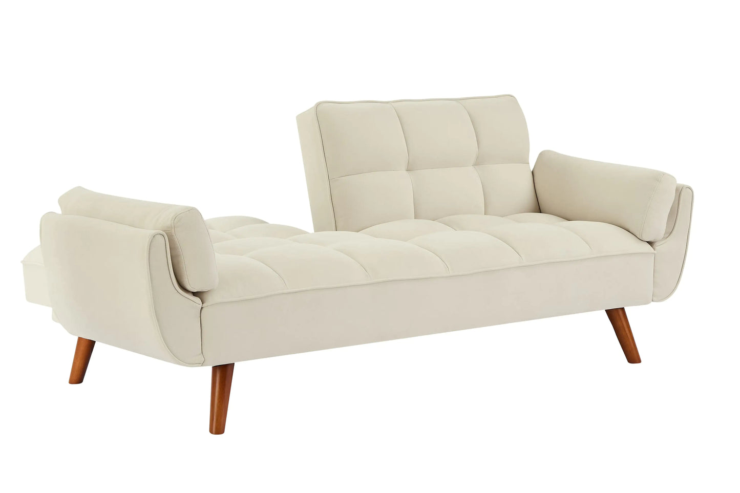 3 seater Beige convertible Sofa