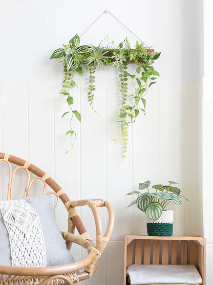 Artificial Green Plant Wall Decor