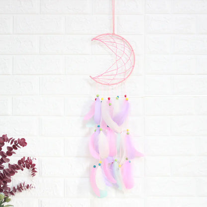 Wooden Hollow Cloud Tapestry with Dreamcatcher