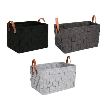 Felt Storage Basket, Clothing Organizer