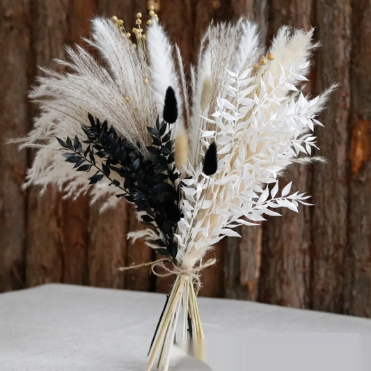 Reed Flower Bouquet Finished Rabbit Tail Grass