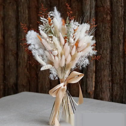 Reed Flower Bouquet Finished Rabbit Tail Grass