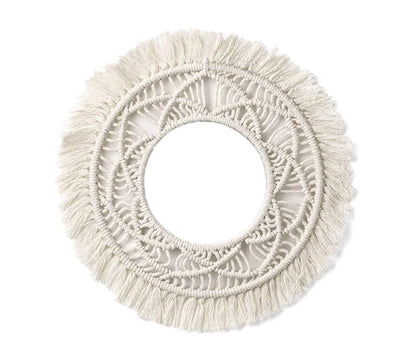 Cotton Rope Tapestry Wall Decor - Circular Ornament