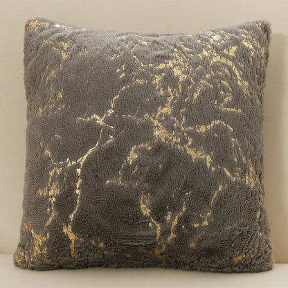 Plush Throw Pillowcase for Living Room Sofa Cushion