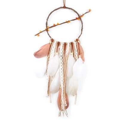 Wooden Hollow Cloud Tapestry with Dreamcatcher