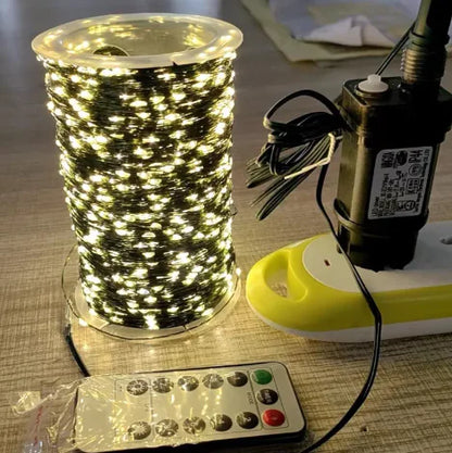 LED Solar Copper Light String