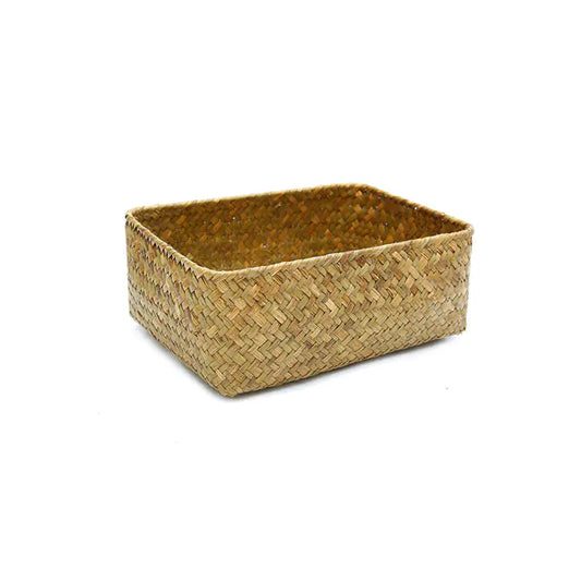 Handmade Straw Woven Fruit Basket